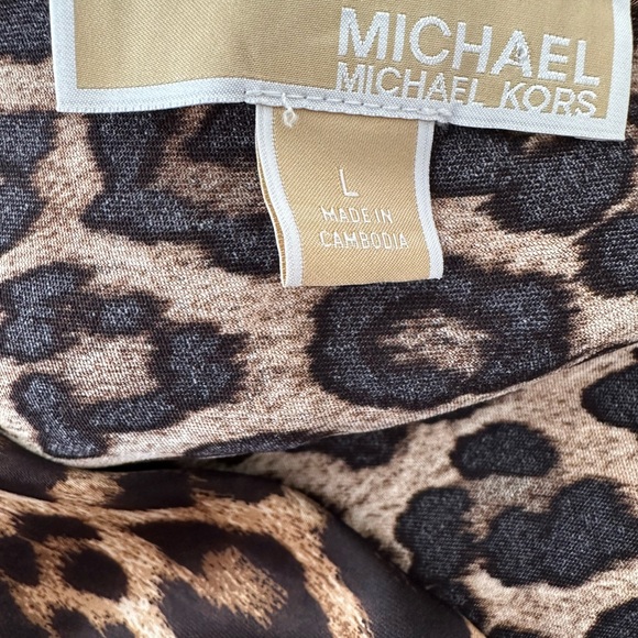 Michael Kors leopard satin silky slip dress pinup party evening worn once - Picture 5 of 9